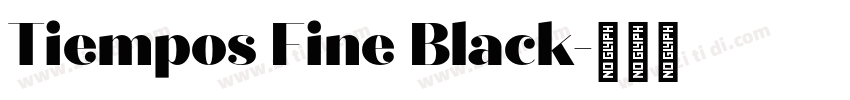 Tiempos Fine Black字体转换